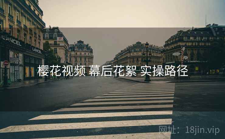 樱花视频 幕后花絮 实操路径