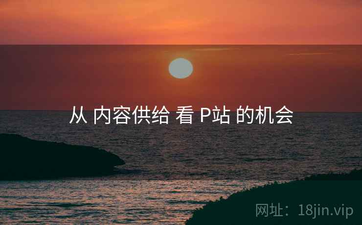 从 内容供给 看 P站 的机会