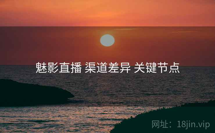 魅影直播 渠道差异 关键节点