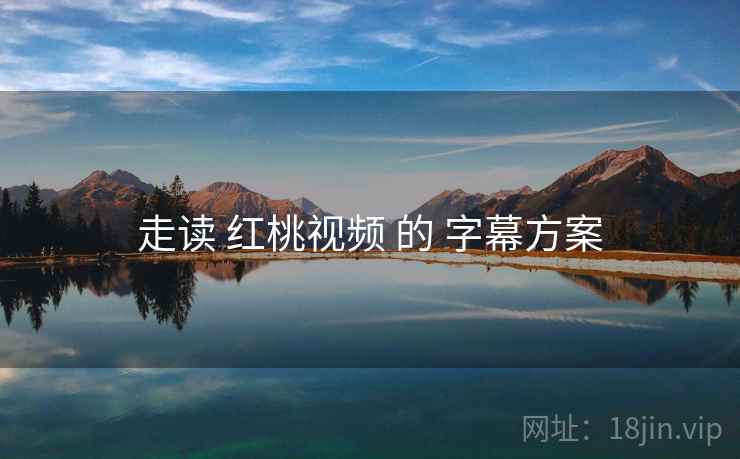 走读 红桃视频 的 字幕方案