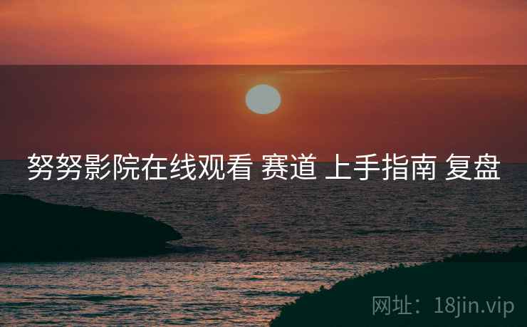 努努影院在线观看 赛道 上手指南 复盘